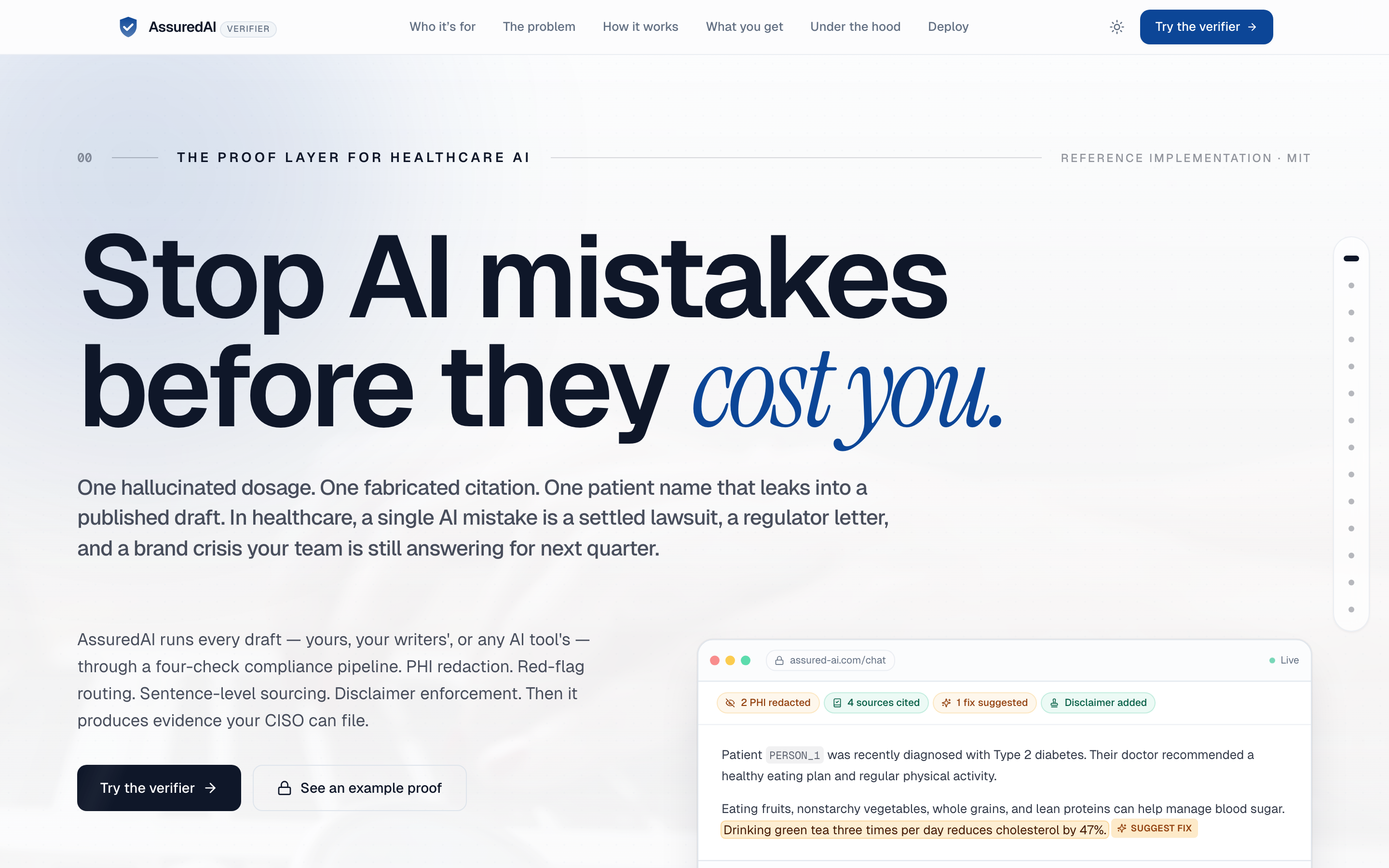AssuredAI — Generative-AI Compliance Layer thumbnail