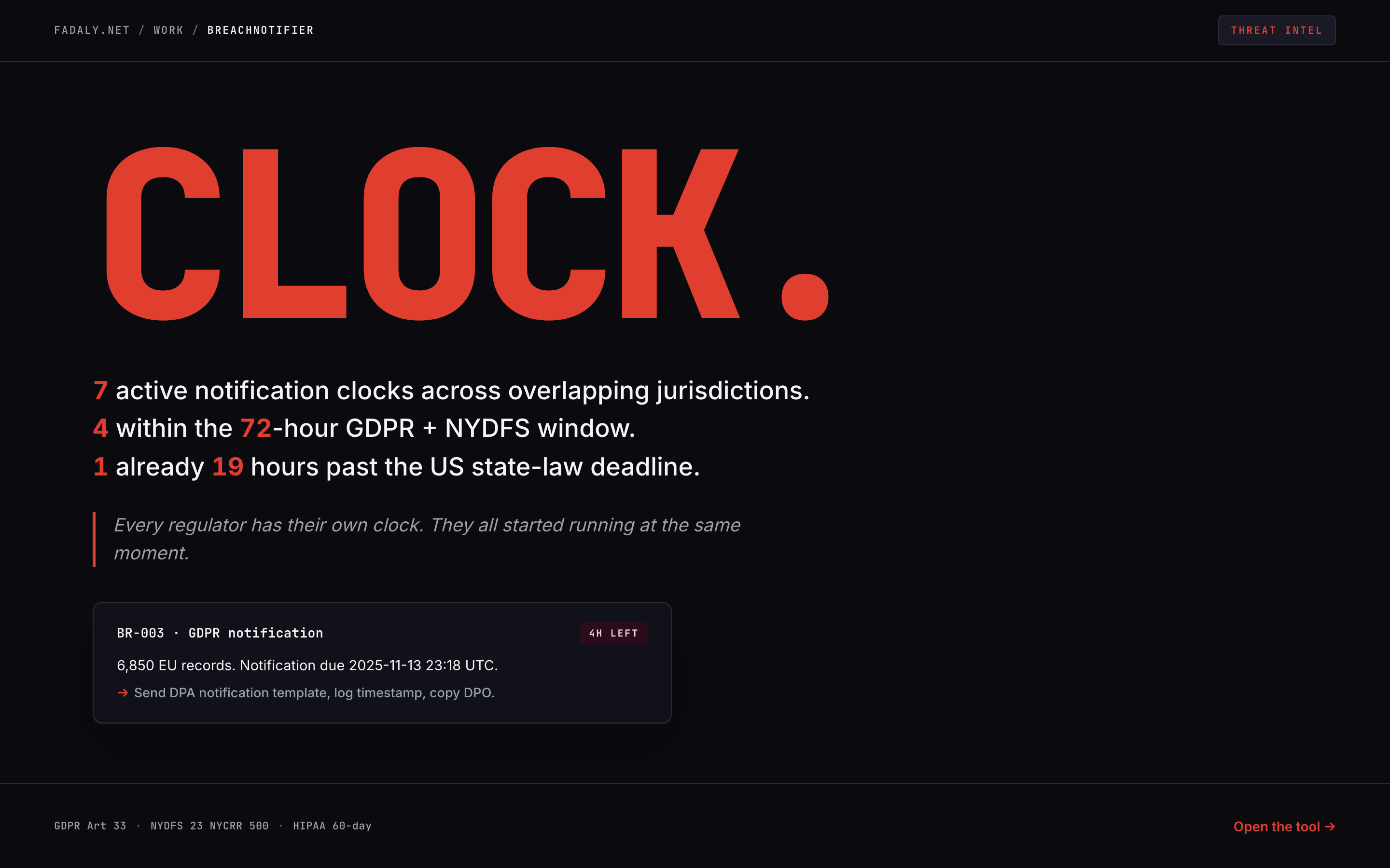 BreachNotifier — Multi-Jurisdiction Breach Timer thumbnail
