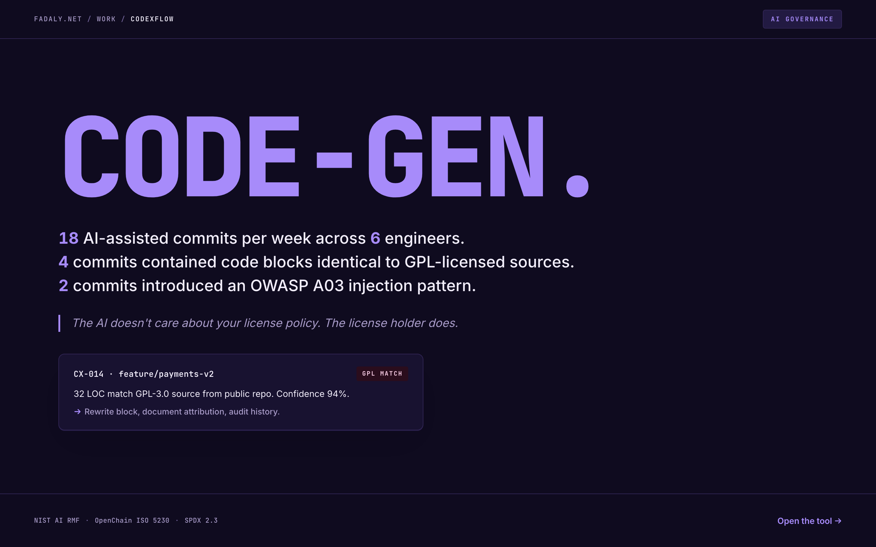 CodexFlow — Regulatory Change Intelligence thumbnail