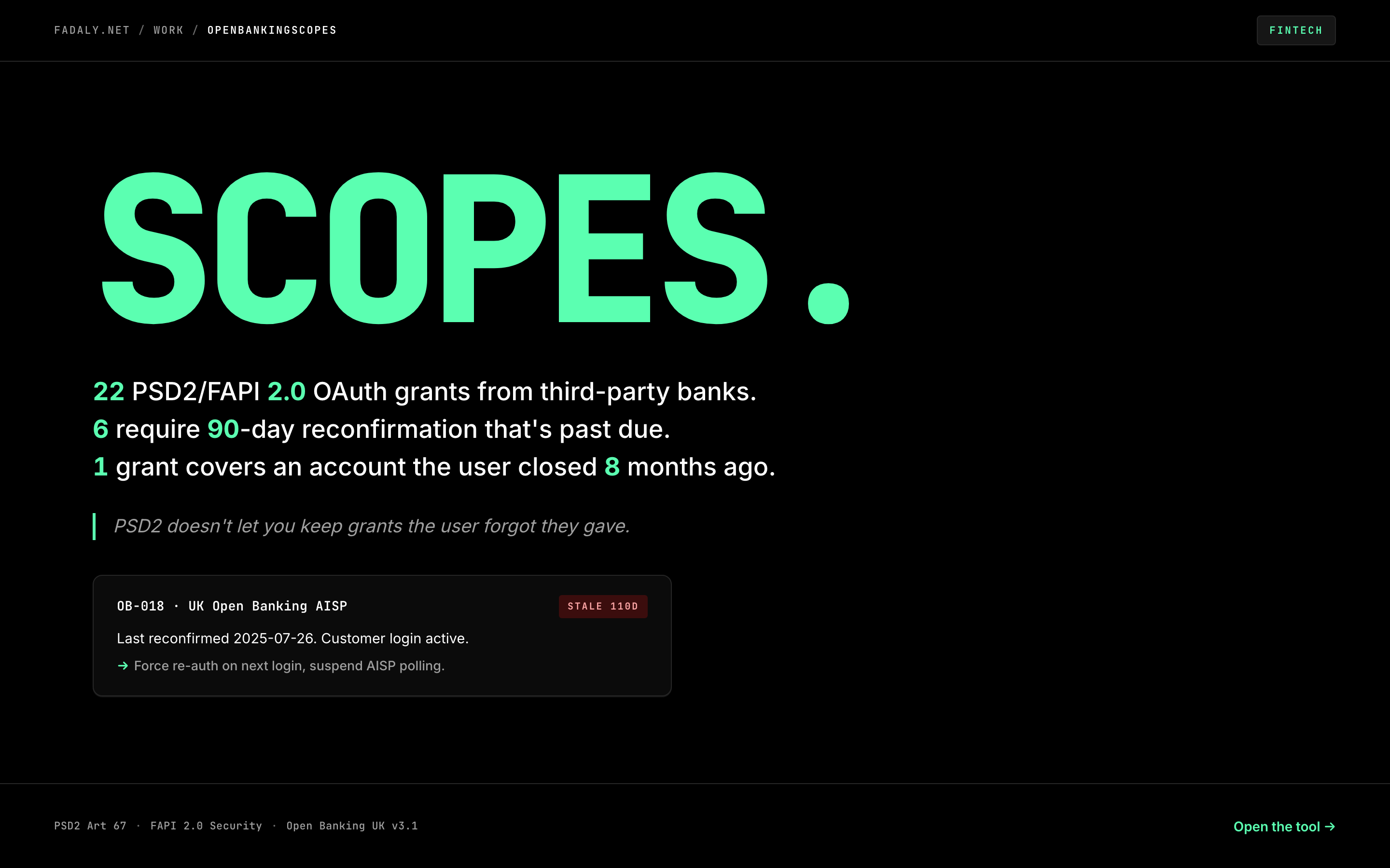 OpenBankingScopes — PSD2 / Open Banking OAuth Scope Audit thumbnail