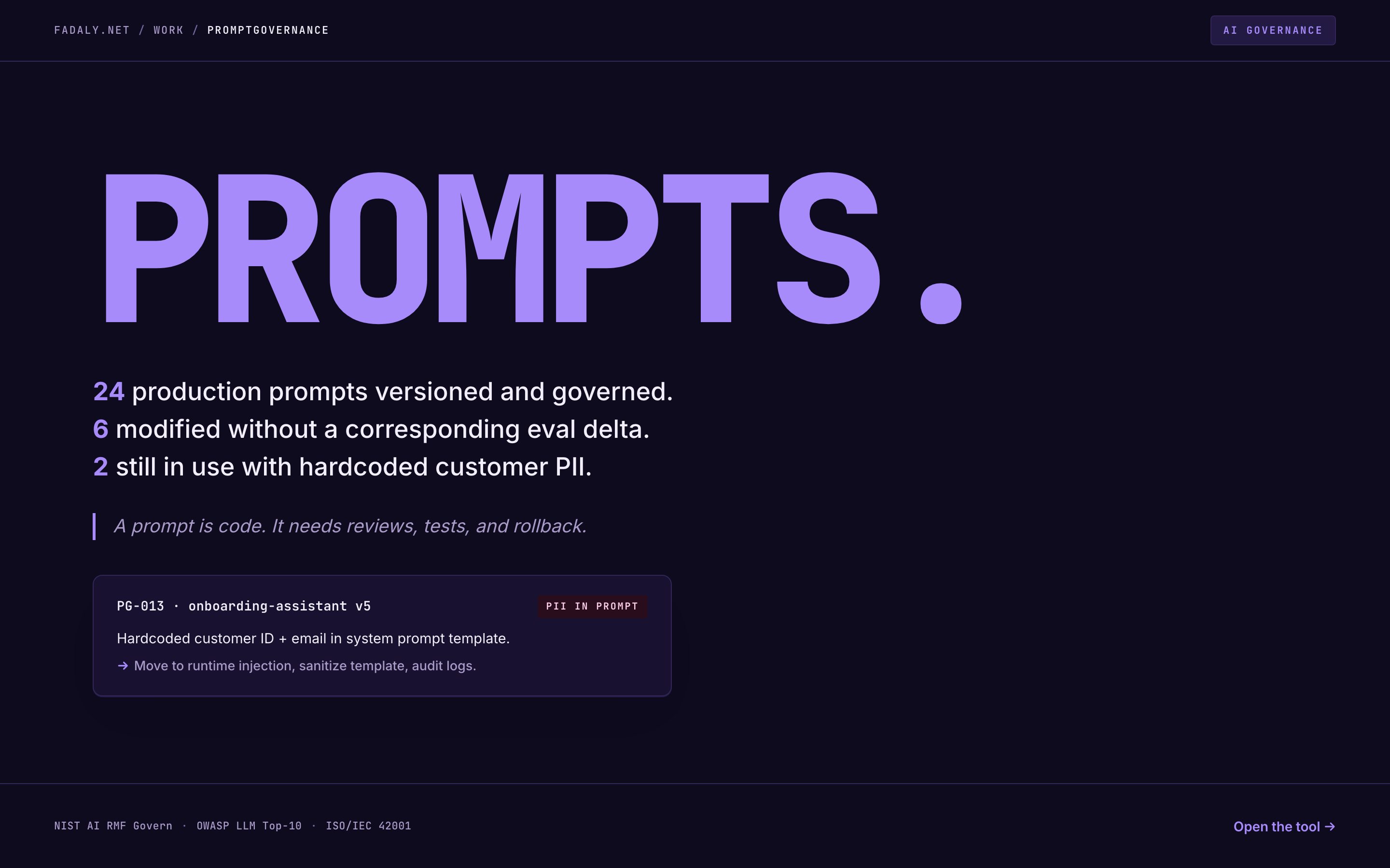 PromptGovernance — Internal LLM Prompt Registry thumbnail