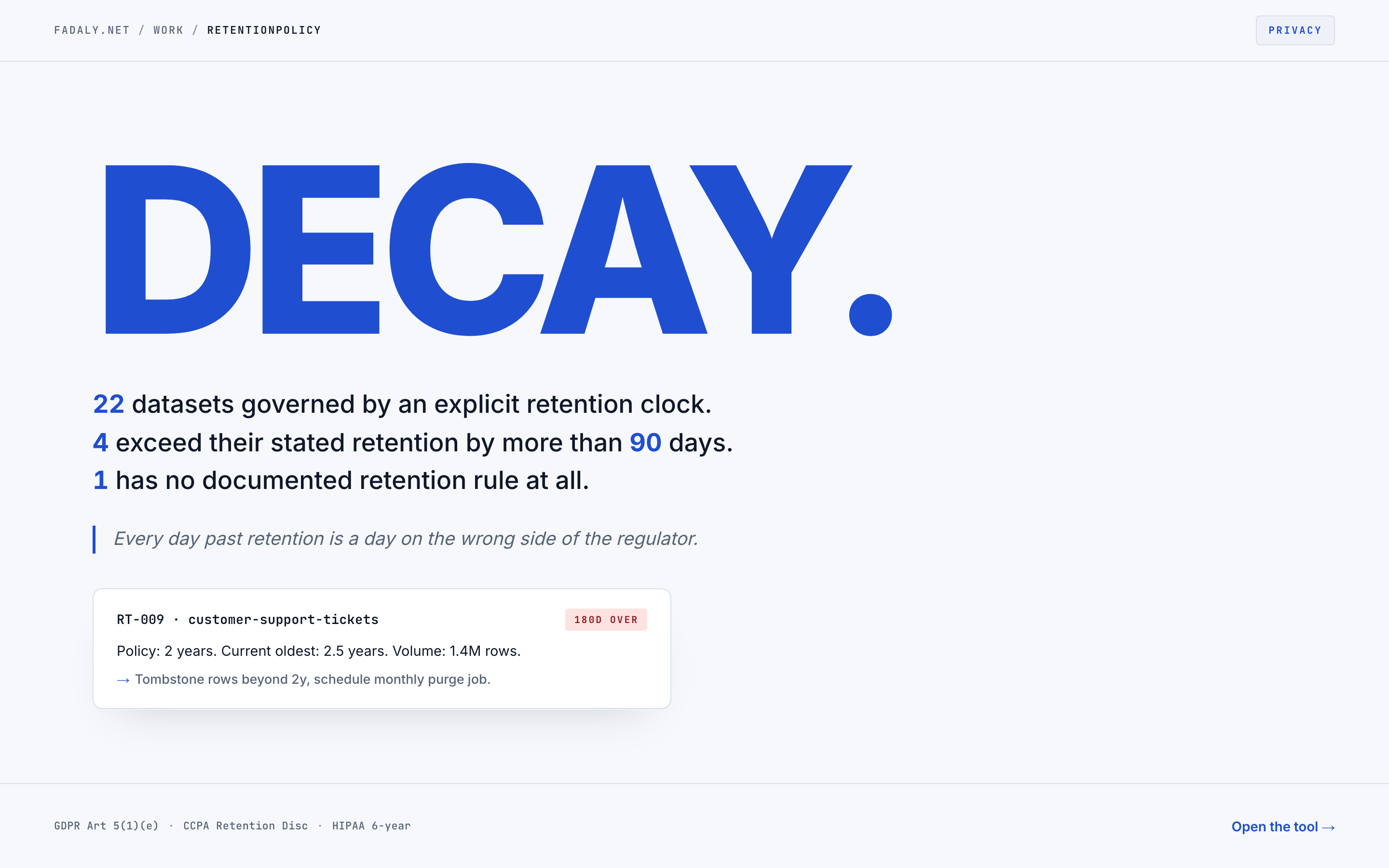 RetentionPolicy — Data Retention Schedule thumbnail