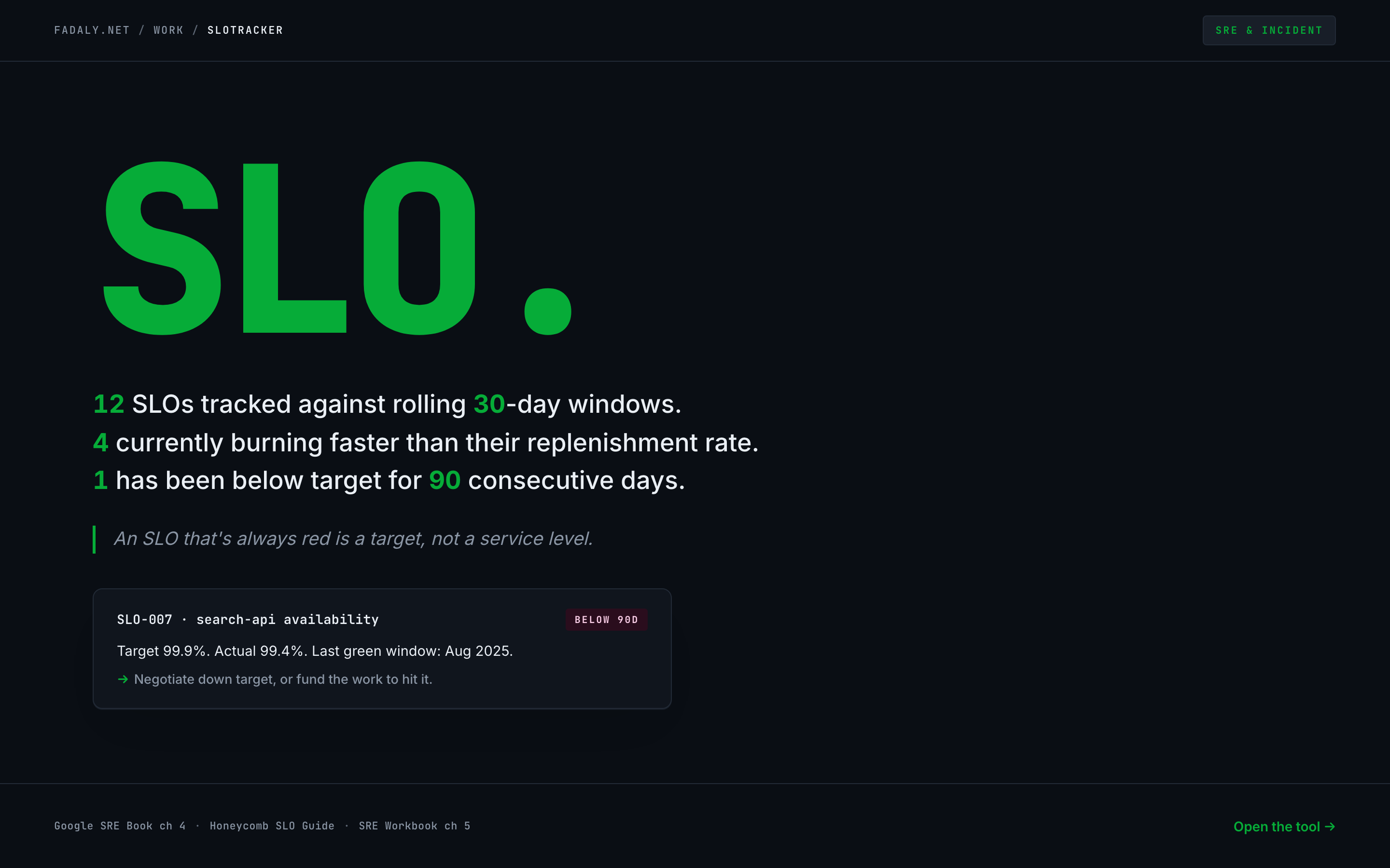 SLOTracker — SLO + Error-Budget Burn-Down thumbnail