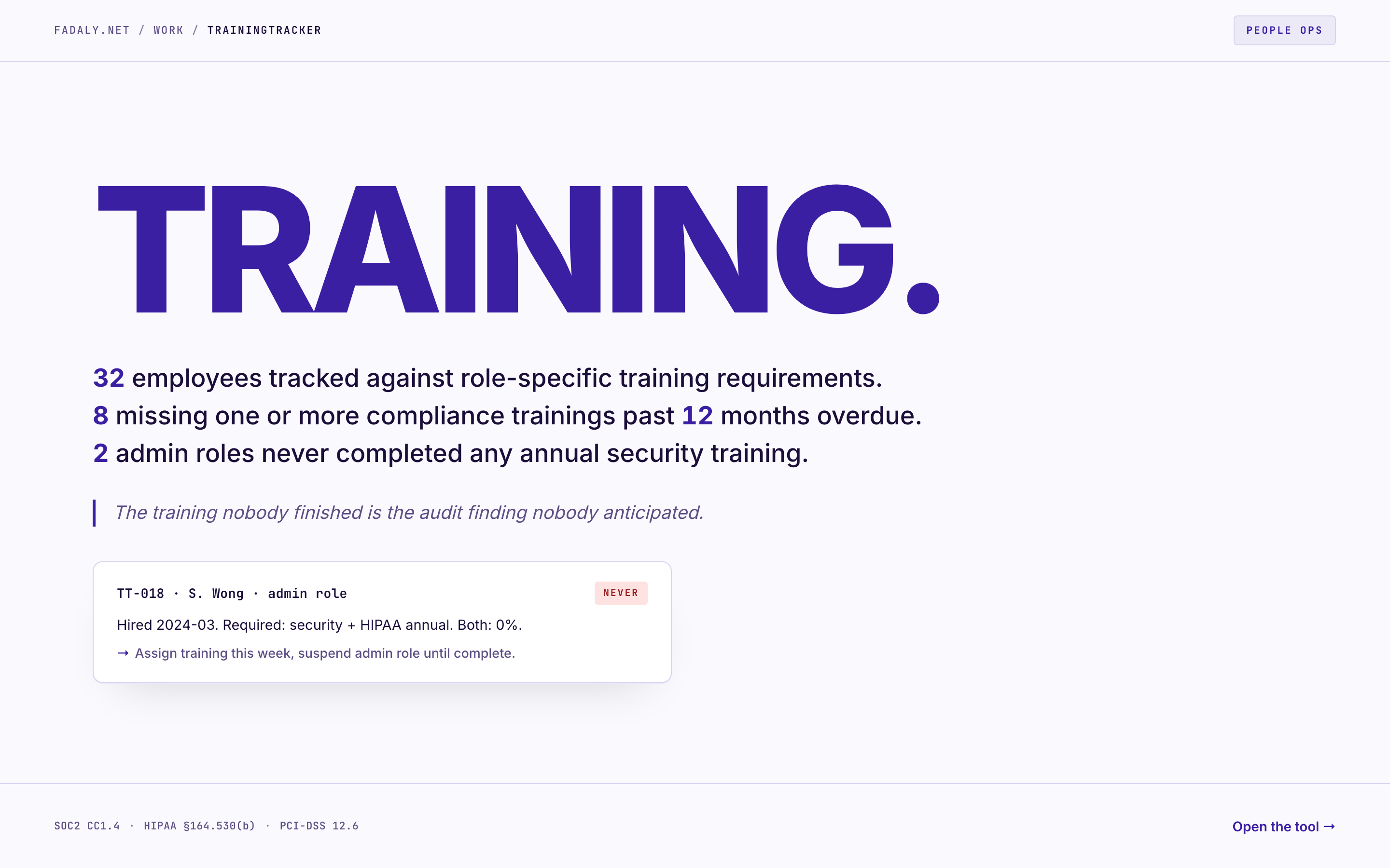 TrainingTracker — Security-Awareness Training Compliance thumbnail