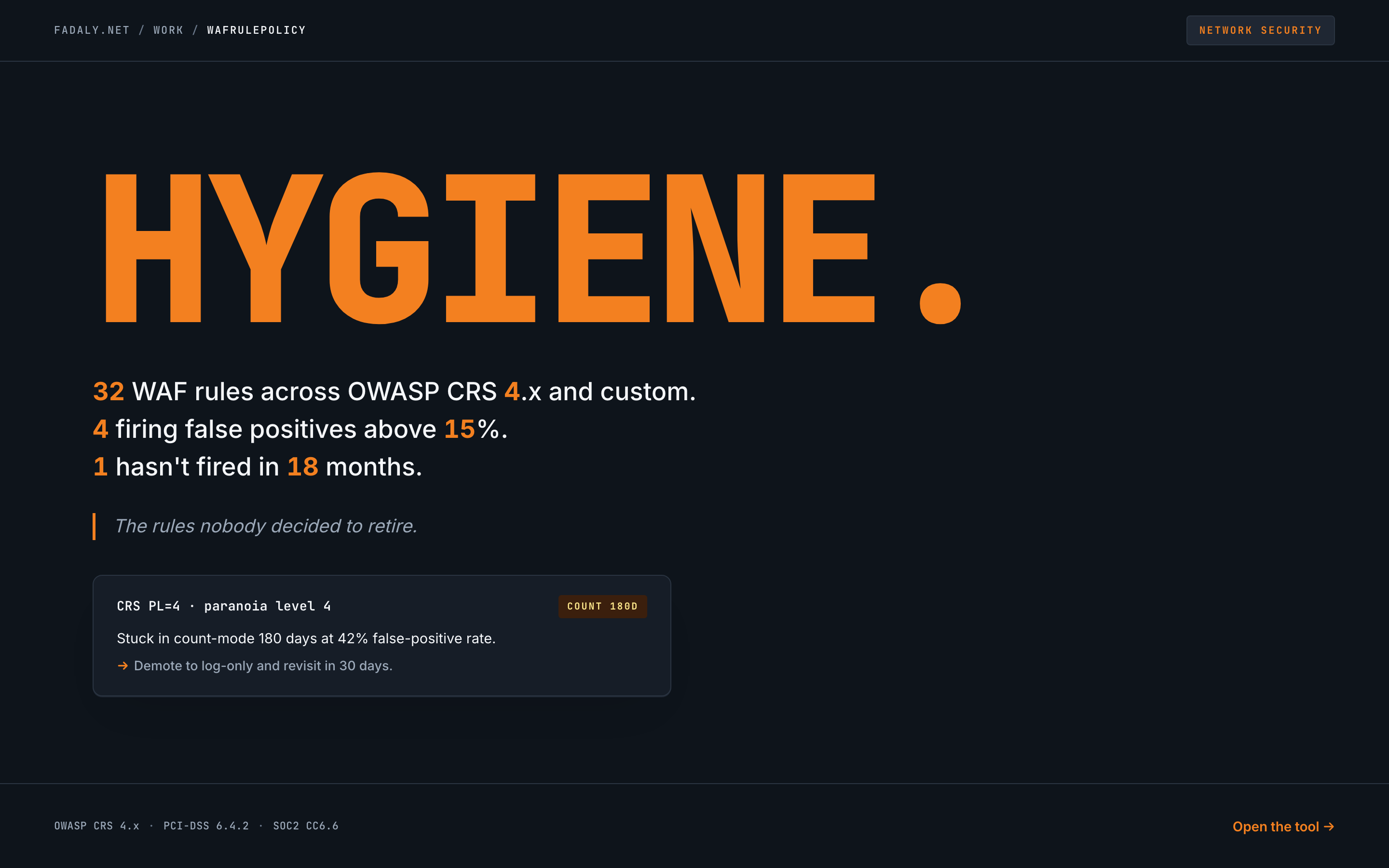 WAFRulePolicy — Web Application Firewall Rule Hygiene thumbnail