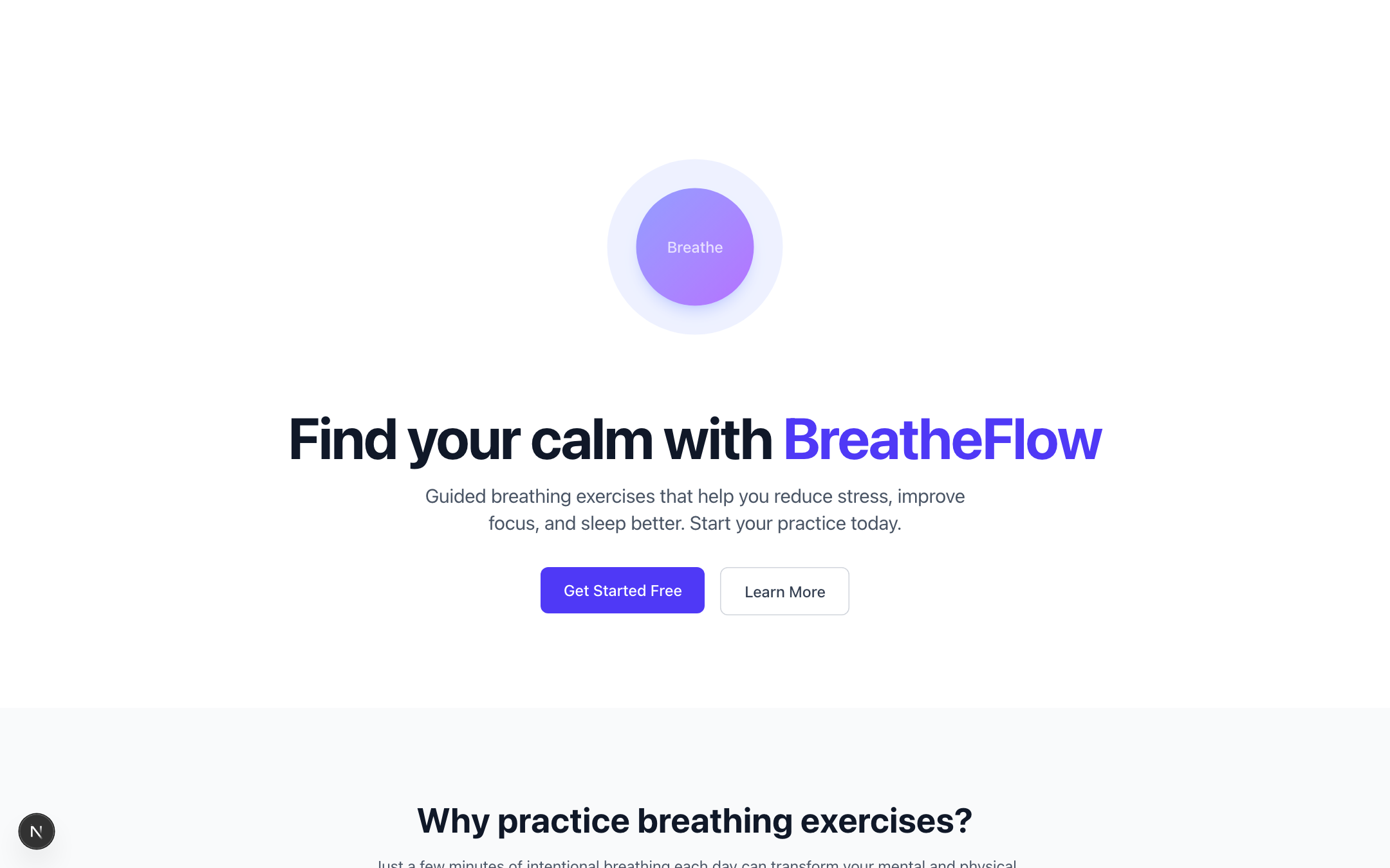 BreatheFlow — Guided Breathing App thumbnail
